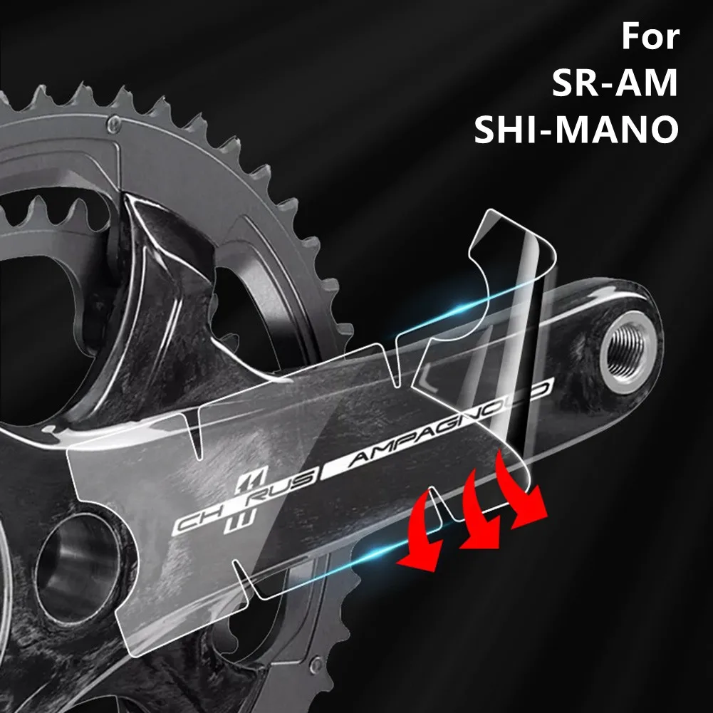 

Наклейки протектор для кривошипа, 3 шт., наклейки для шоссейного велосипеда, наклейки TPH для-SRAM/SHIMAN0, детали для защиты велосипеда