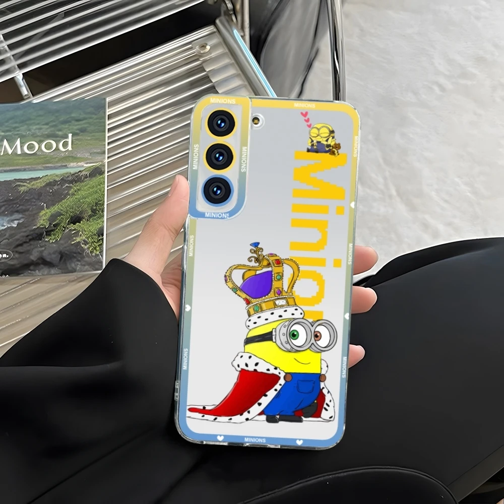 Прозрачный чехол для телефона MinionsES Samsung S23 S20 S21 S22 A11 A13 A22 A31 A32 A51 A52 Plus Ultra Angel Eyes Soft