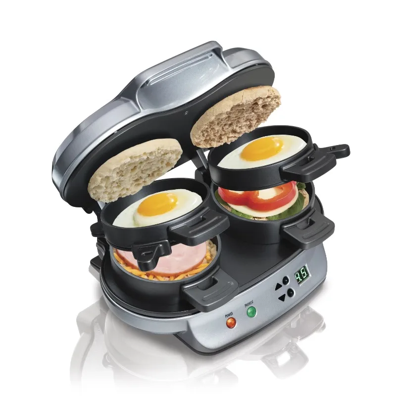 

Dual Breakfast Sandwich Maker