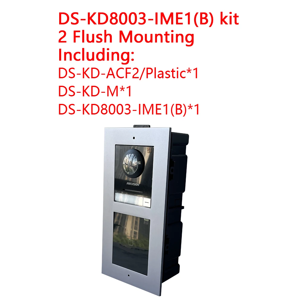 

Видеодомофон HIKVISION DS-KD-ACF1/ACF2 DS-KD-ACW2 DS-KD-KP Устройство считывания карт клавиатуры для модуля обратной поверхности DS-KD8003-IME1(B)