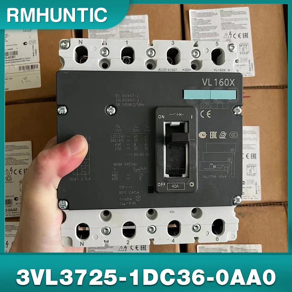 

3VL3725-1DC36-0AA0 For VL250 VL400 Circuit Breakers 3P 200A