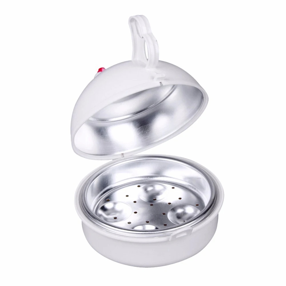 

Chicken Shape Boiler Cooker Egg Poachers 4 Eggs Microwave Egg Steamer Stainless Steel Portable Cooking Appliances Cooker Tools