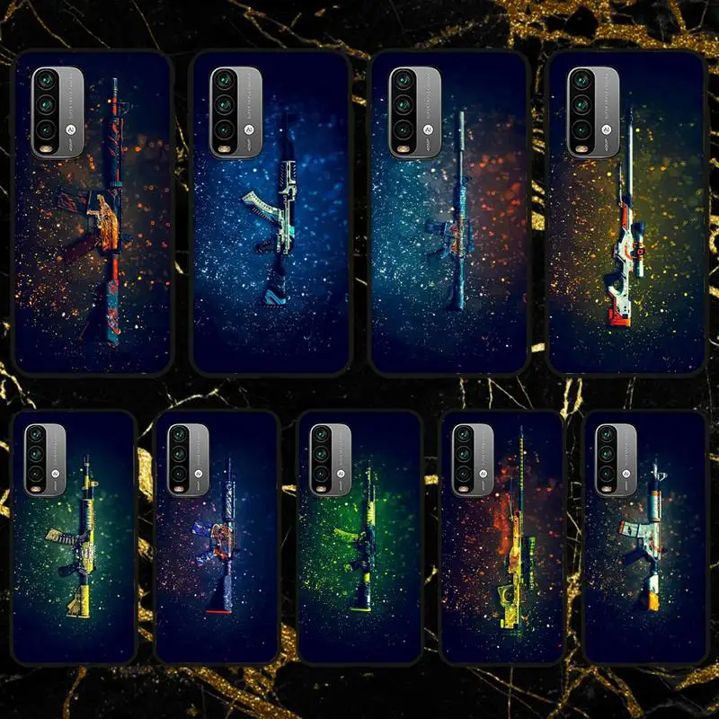 Снайперская винтовка AWP Asiimov CSGO замечательная модель для Xiaomi9 10 11PRO LITE Redmi NOTE7 8 9 10A PRO