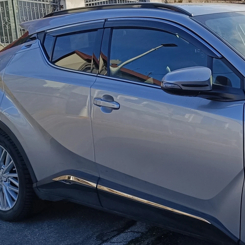

Автомобильные аксессуары для Toyota C-HR 2016-2023, литые полоски для боковой двери из нержавеющей стали, накладка, 4 шт.