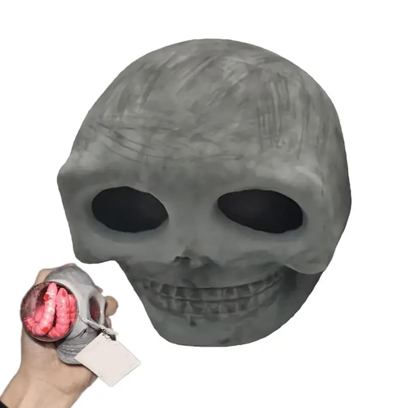 

Halloween Toys Soft Halloween Scary Skull Squeeze Toys Funny Skull Toys Tricky Squeeze Ball Toys For Kids Birthday Halloween