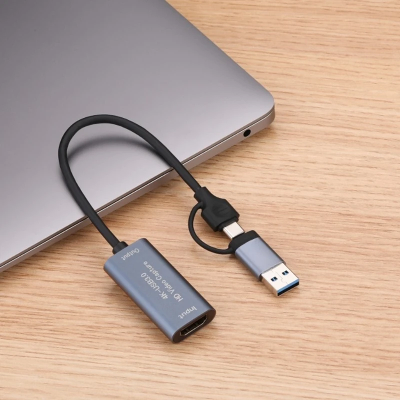 Карта захвата игрового видео в реальном времени USB Type C 2K 50FPS HDMI-совместимая для