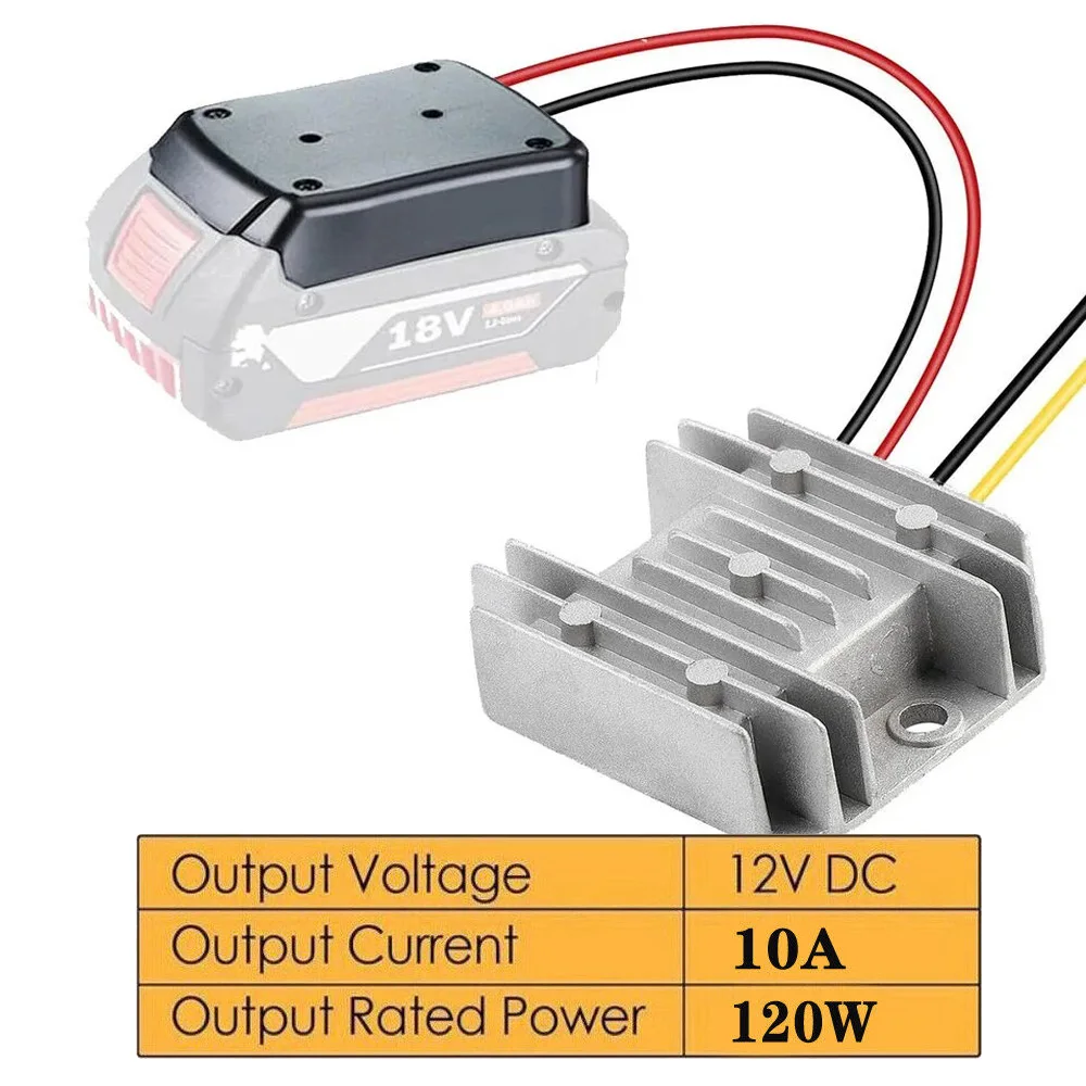 Понижающий преобразователь постоянного тока 18 в 12 В Aadpter для литий-ионных