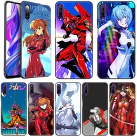 anime asuka rei ayanami case for huawei y9 prime 2019 y9a y7a y5p y6p y7p y8p y5 y6 y7 prime 2018 y6s y8s y9s black soft cover