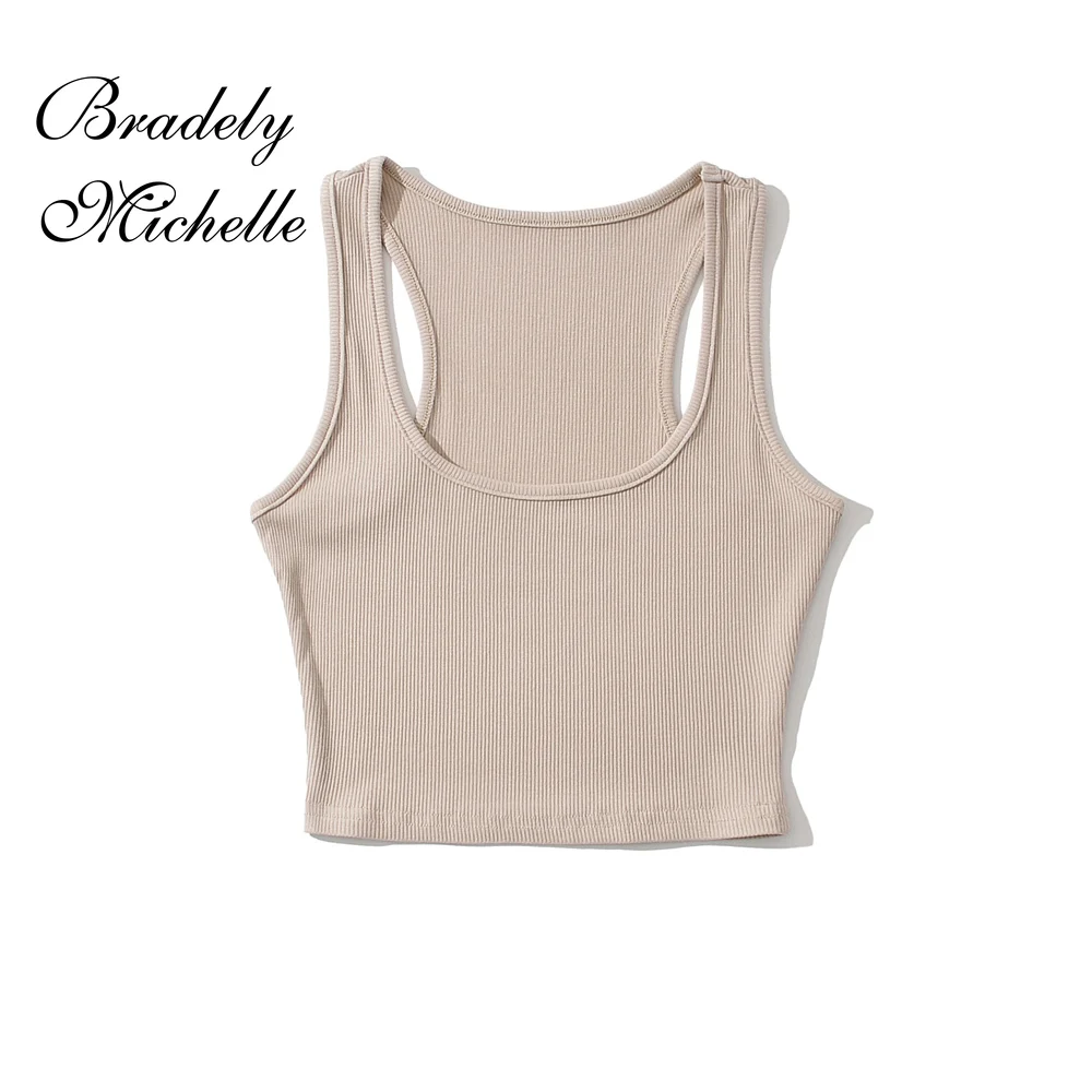 2022 Новый Модный повседневный Женский трикотажный жилет с воротником хомутом на