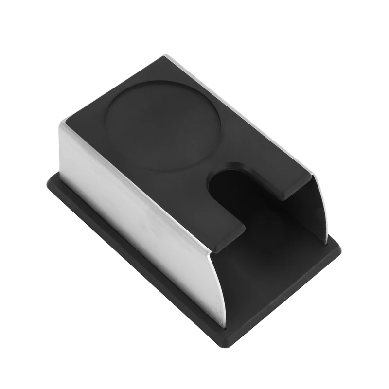 Прочная силиконовая подставка для тампера кофе эспрессо из нержавеющей стали