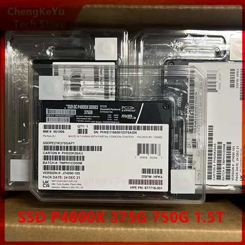 SSD P4800X 375G 1.5T 750G  U.2 для Intel OPTANE NVME PCIE3.0
