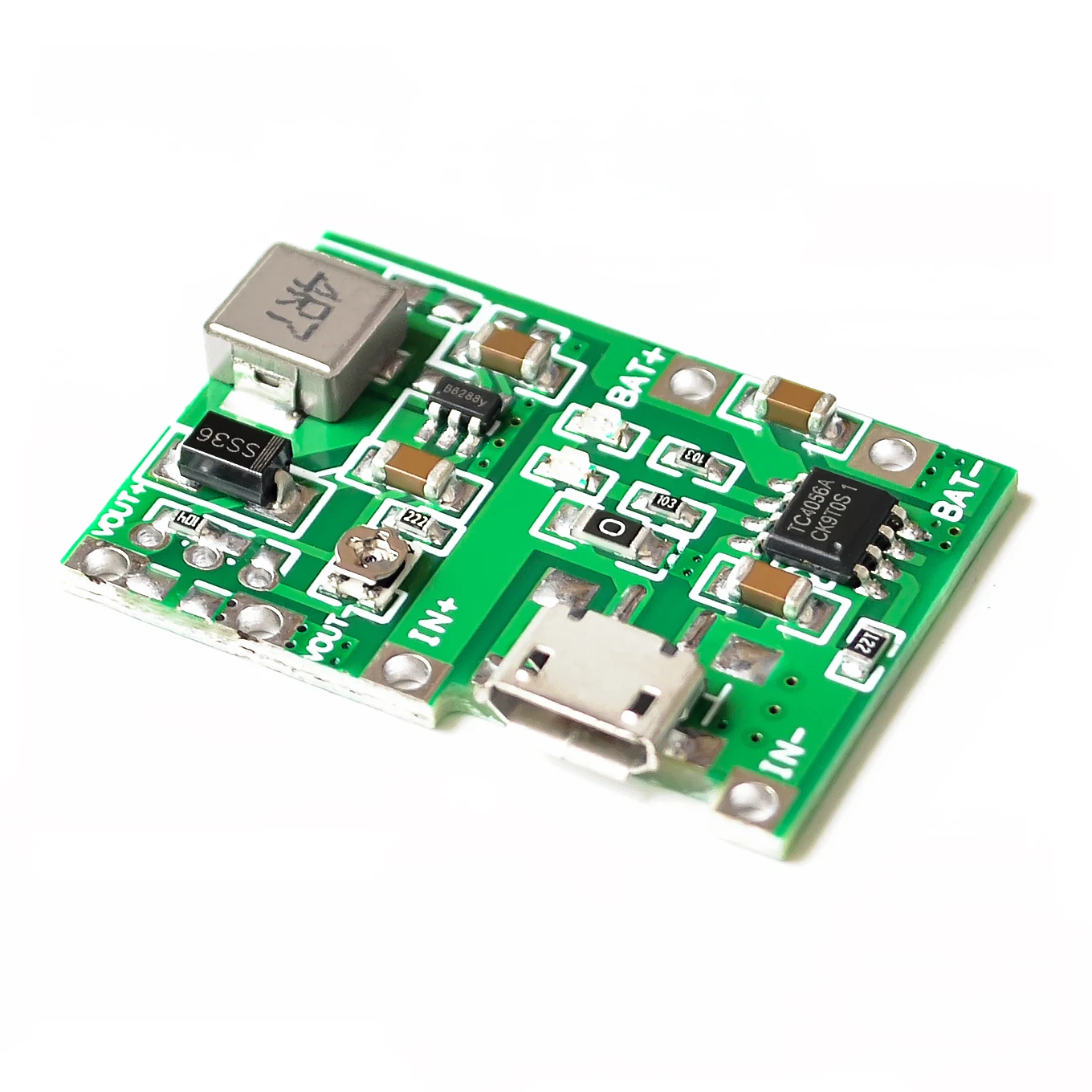 

3.7V 9V 5V 2A Adjustable Step Up Module 18650 Lithium Battery Charging Discharge Power Module