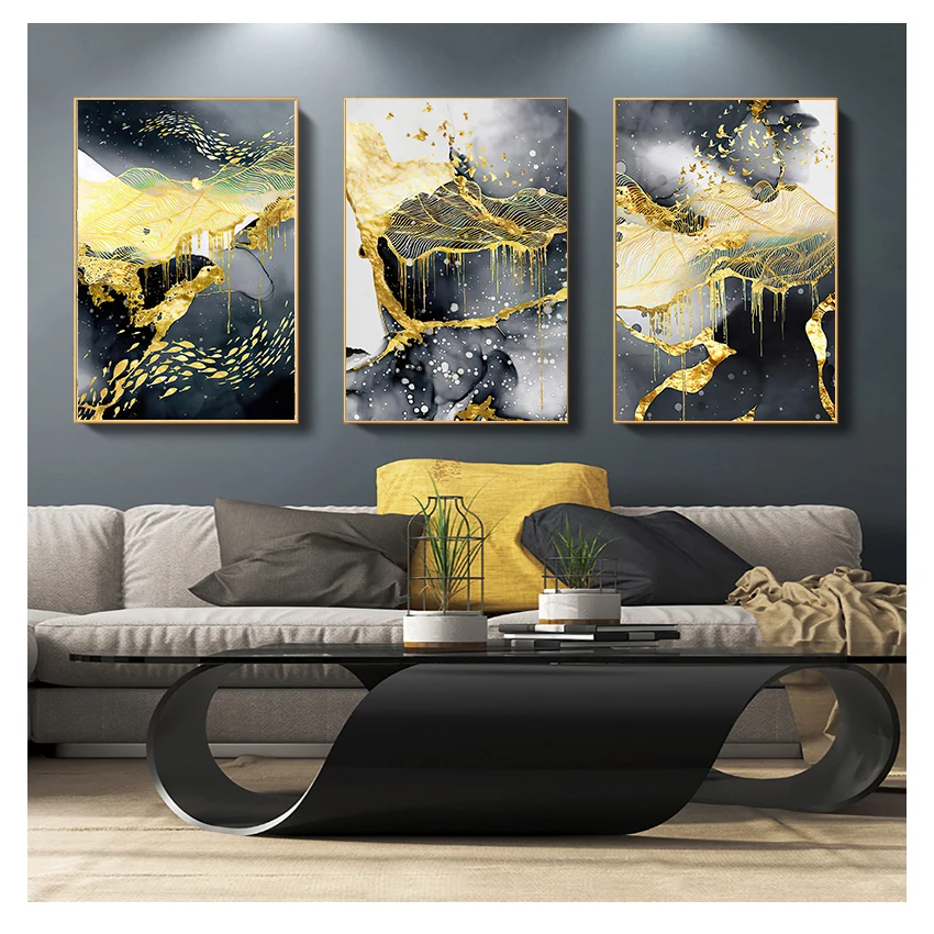 Белая абстрактная живопись холст постер принт скандинавское украшение