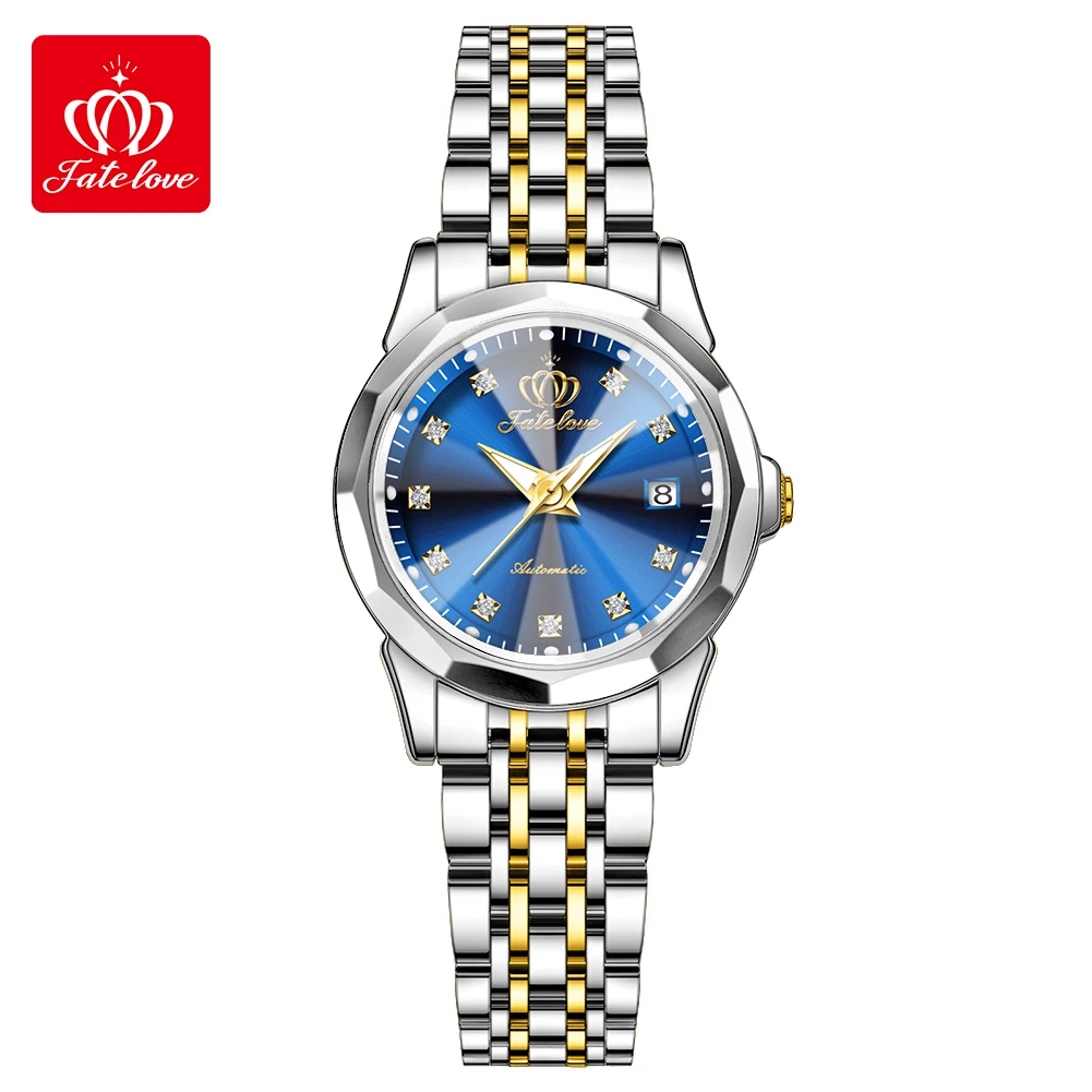 Женские Водонепроницаемые кварцевые часы со стальным ремешком