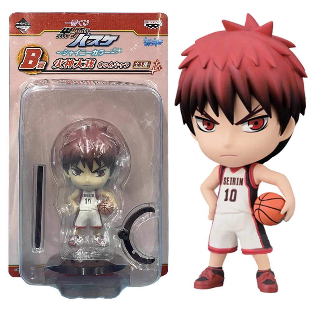 Фото 10 см фигурка Аниме Kuroko's баскетбольный Kuroko Tetsuya фигурка Кагами Тайга стоящая модель игрушка подарок Aomine Daiki Aciton Фигурка Набор куклы №5