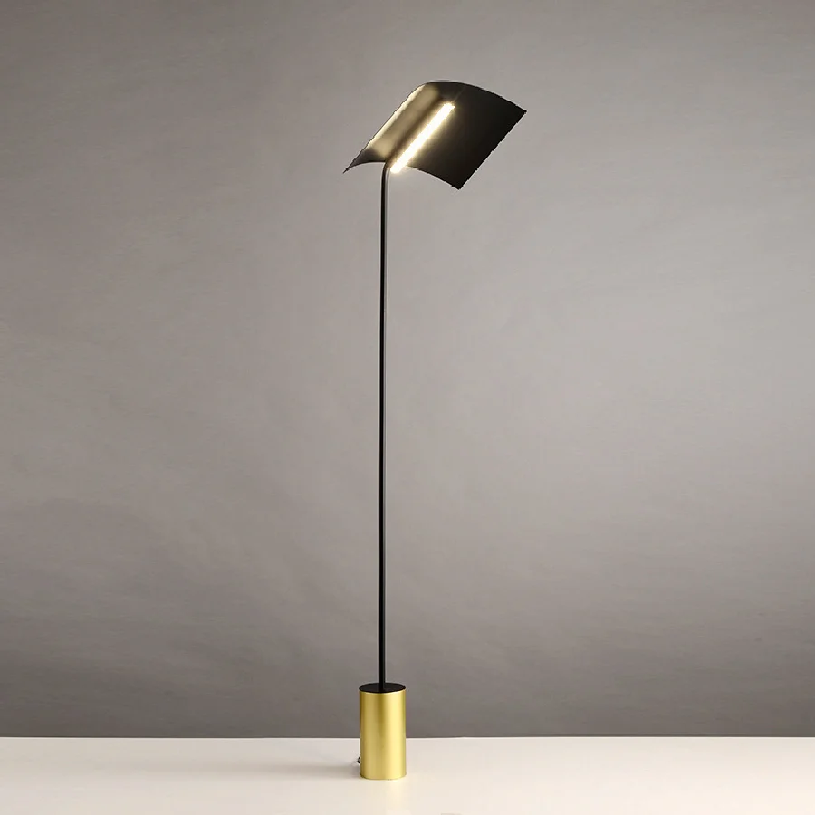 

Нордическая Минималистичная современная светодиодная Напольная Лампа, домашний декор для гостиной, стоячий светильник для кабинета, отеля...