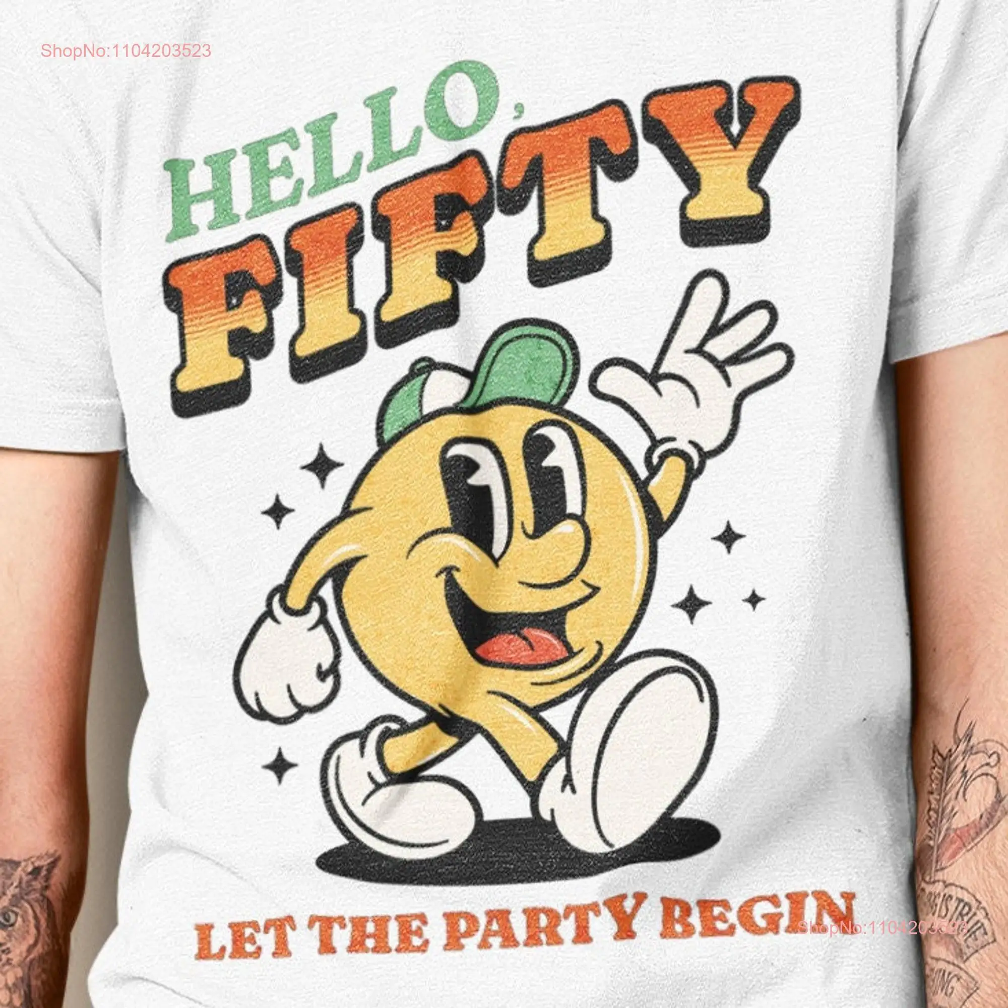 50th Birthday T Shirt For Retro 50 Year Old long or short sleeves