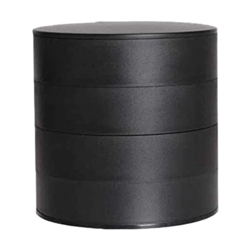 

Four-Layer Jewelry Box Jewelry Storage Box 360 Degree Rotating Earrings Ring Storage Box With Mirror Makeup Box