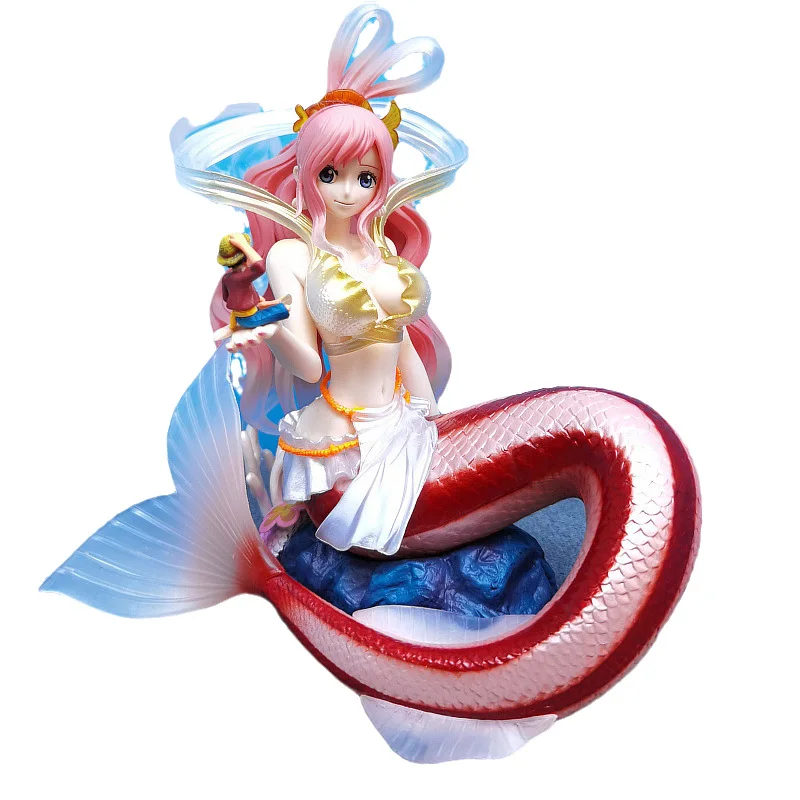 

New 21cm One Piece PVCAnime Character Mermaid White Star Exquisite Model Mermaid Handmade Toy Doll Ornament Figure Birthday Gift
