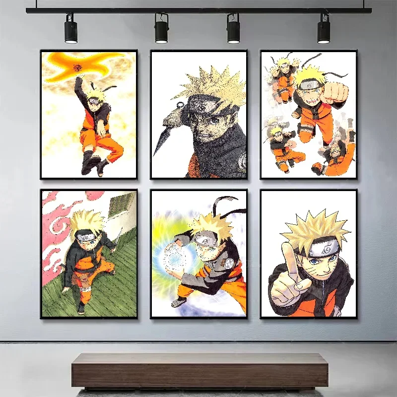 

Периферийные рисунки в стиле аниме, фотообои, рисунок с мультяшным рисунком, настенное искусство, украшение для детской комнаты без рамки