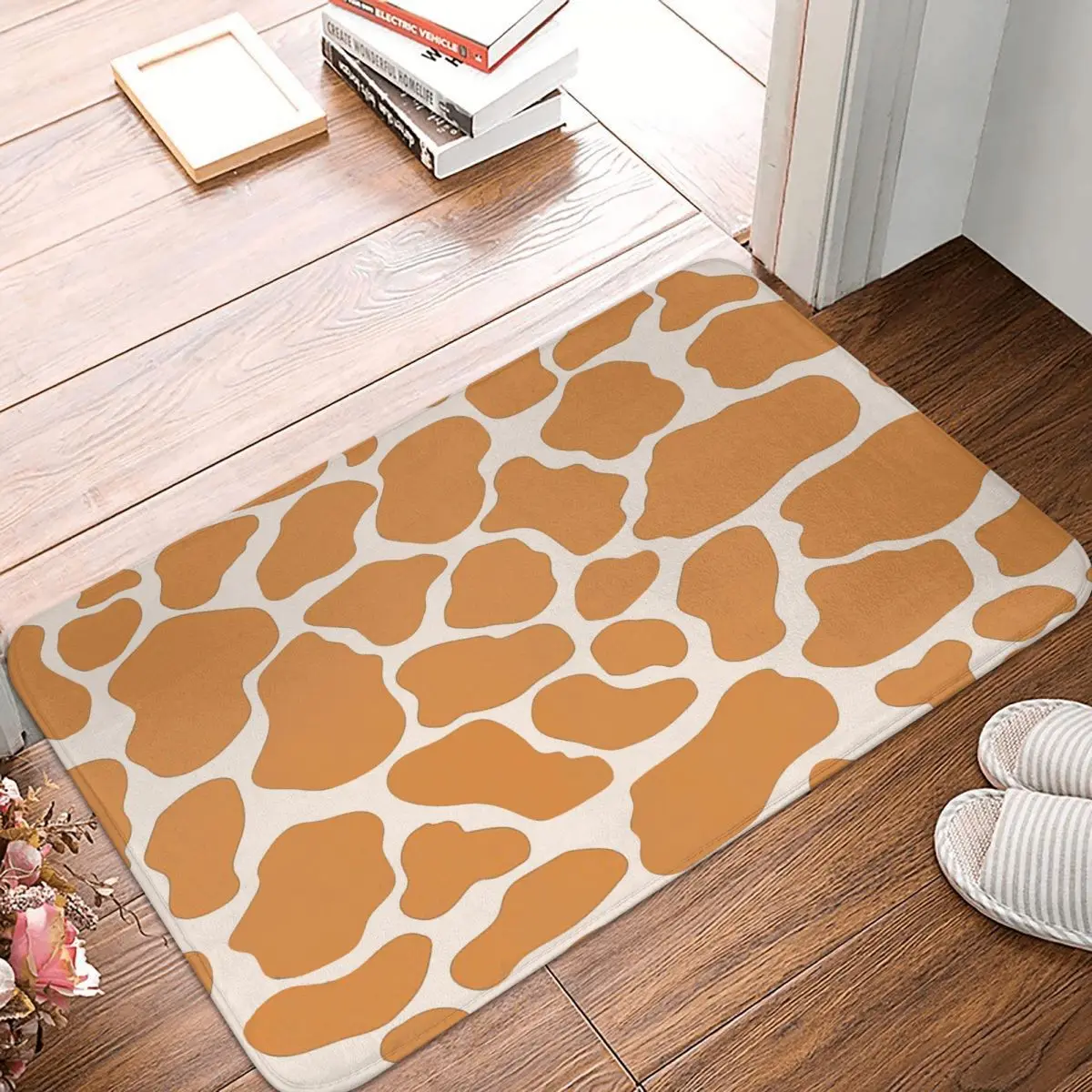 

Animal Skin Kitchen Non-Slip Carpet Giraffe Bedroom Mat Welcome Doormat Home Decor Rug