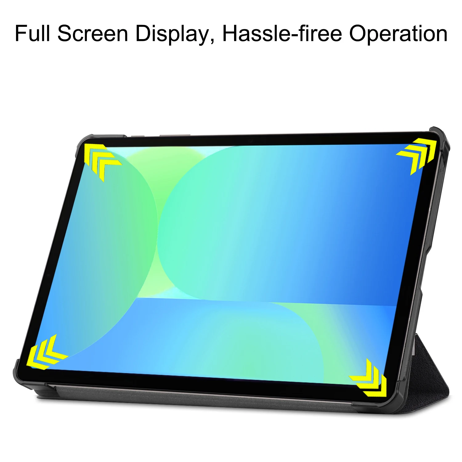 Чехол для планшета Samsung Galaxy Tab S10 FE/S9FE (модель Sm-x510/x520/x526b/x516) Кожаный тройной чехол с