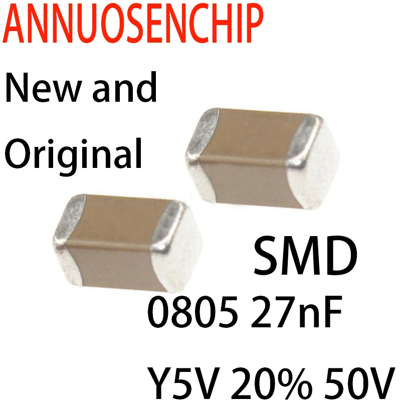 

27nF Y5V Error 20% 50V 0805 SMD Thick Film Chip Multilayer Ceramic Capacitor
