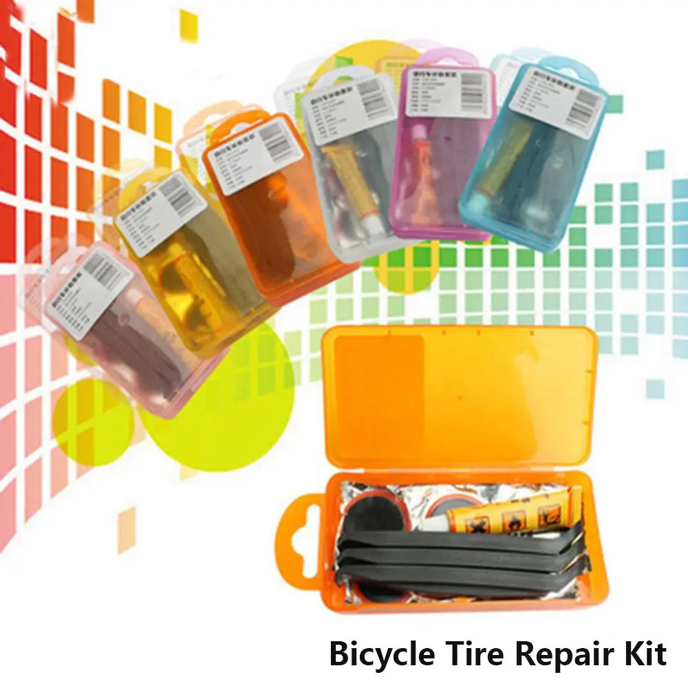 

Portable Boxed Mountain Bike Plastic Cycling Tire lever Tire repair Bicycle Repair Tool Kits