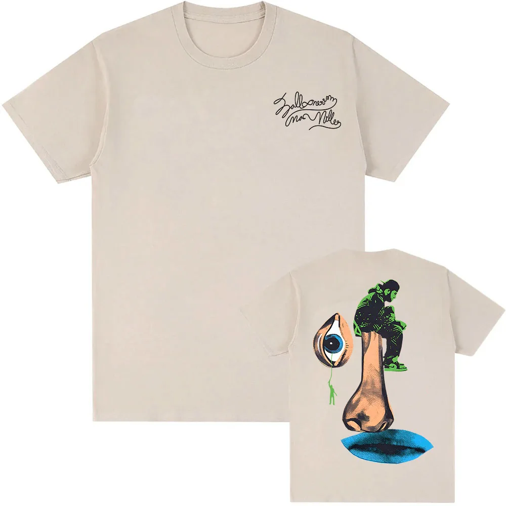 Футболки Mac Miller Balloonerism хлопковая летняя футболка высокого качества Ropa Hombre Camisetas