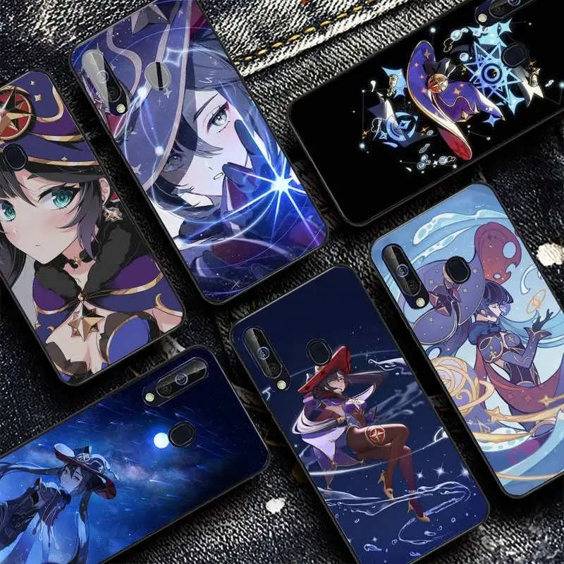 

Genshin Impact Mona Phone Case for Samsung S20 lite S21 S10 S9 plus for Redmi Note8 9pro for Huawei Y6 cover