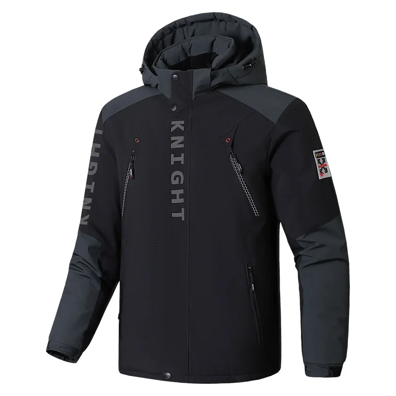 Men 2022 Winter Brand New Casual Warm Thick Waterproof Jacket Parkas Coat Men New Autumn Outwear Windproof Hat Parkas Jacket Men