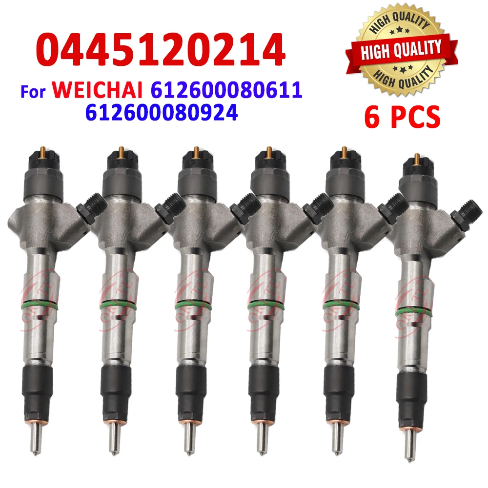 ORLTL 0445120214 Дизельный инжектор 0 445 120 214 для WEICHAI 612600080611 612600080924 0986AD1006 0986AD1007 0986AD1008
