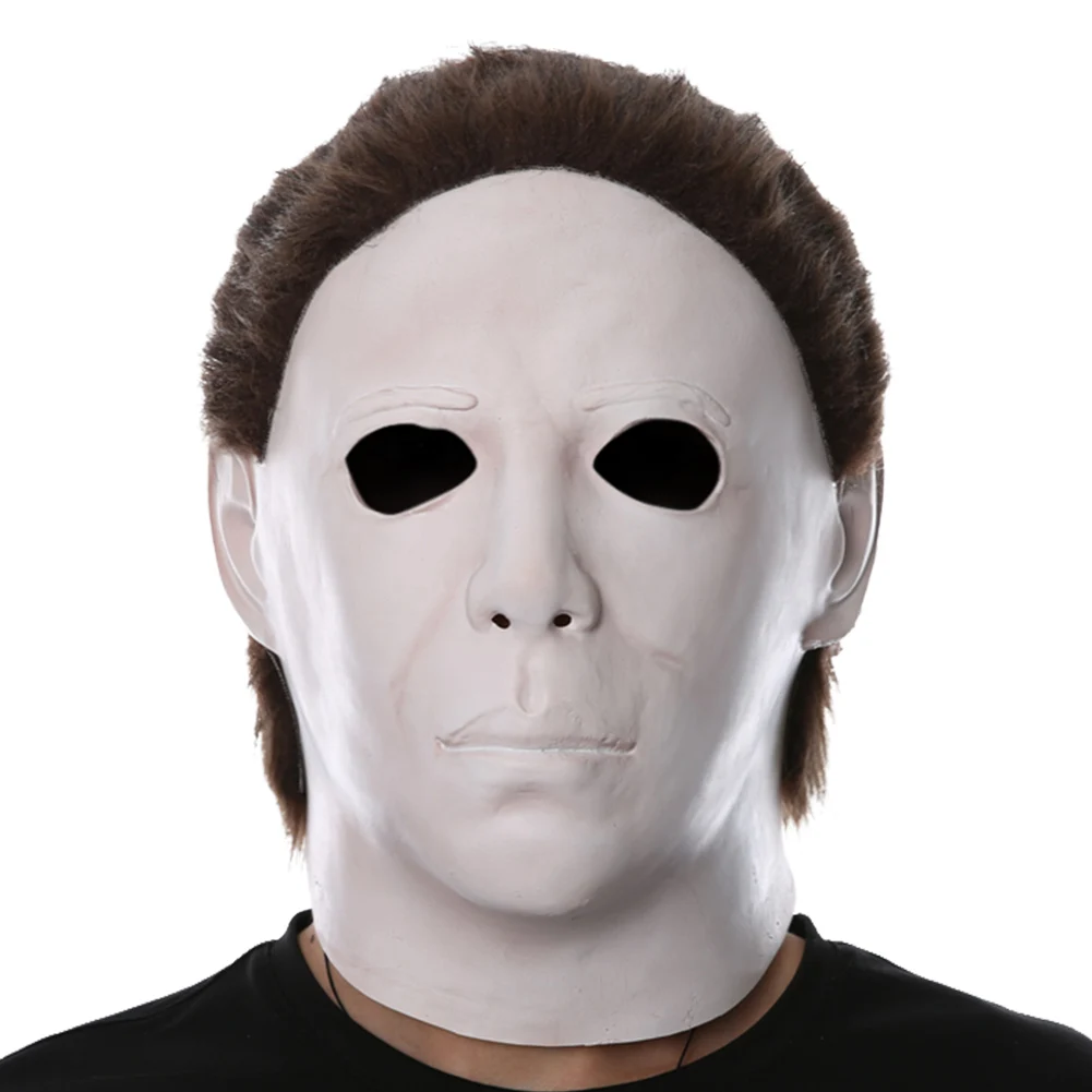 

Michael Myers Killer Mask Cosplay Scary Halloween Kills Full Face Latex Masks Helmet Party Costume Props