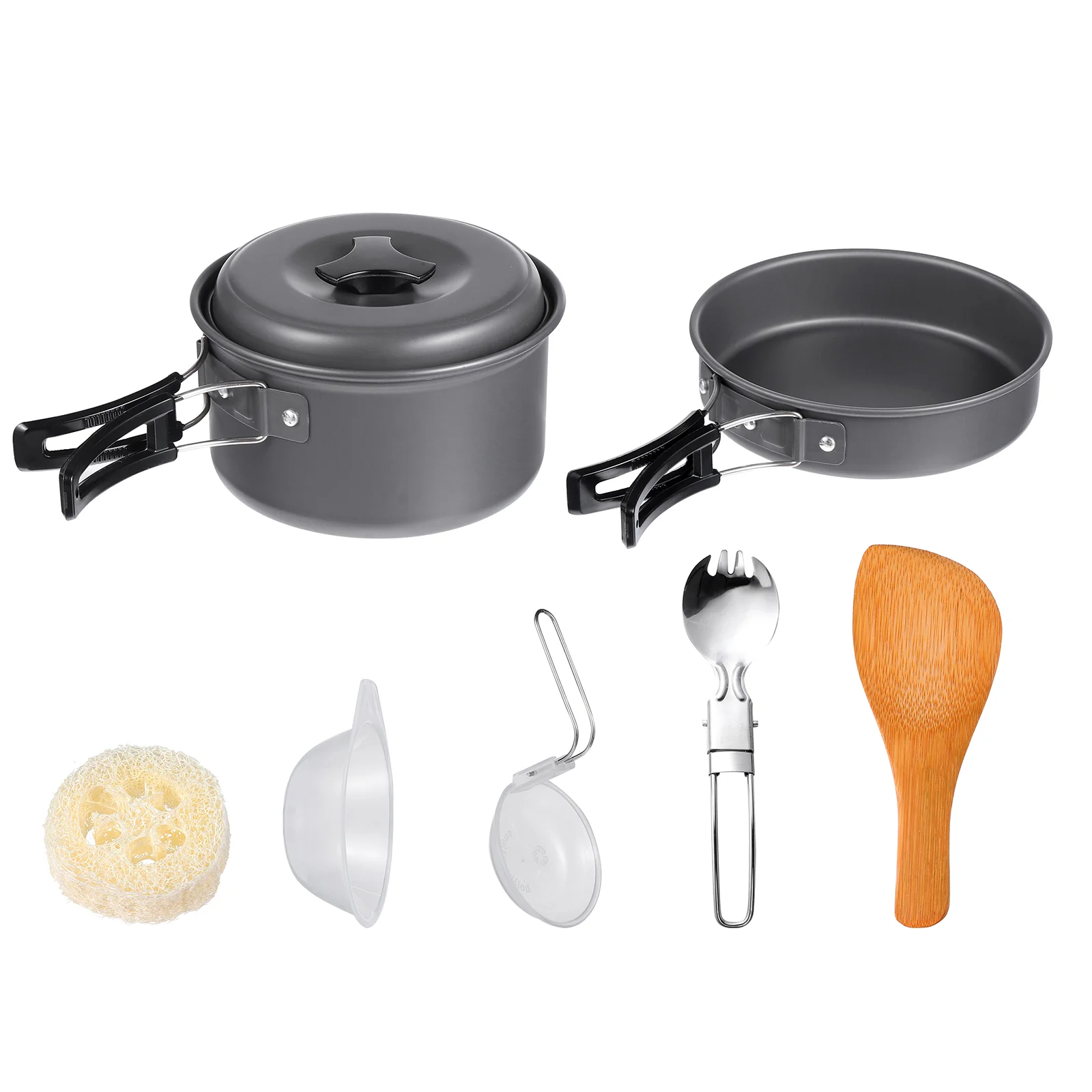 

1 Set Kitchen Utensils Travel Cooking Tools Outdoor Cookware for Hiking Camping
