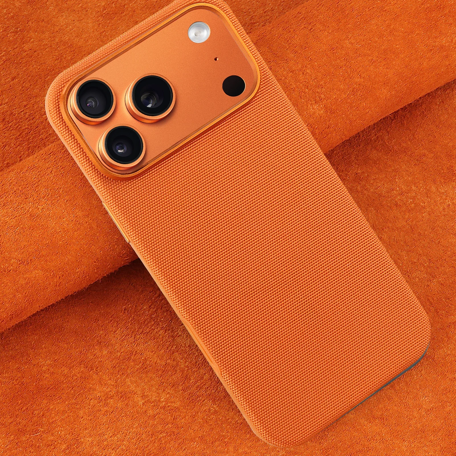 Фото Чехол для телефона из ткани с магнитной адсорбцией для iPhone 17 Pro Max, Air 16 Pro, 16e, 15 Plus, 14, 13, 12, 11, с поддержкой беспроводной зарядки, жесткий чехол №1