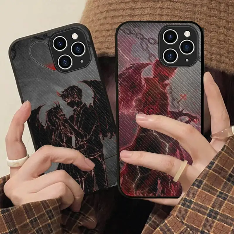 

Devil Bad Boy Anime Phone Case Hard Leather Case for iPhone 11 12 13 Mini Pro Max 8 7 Plus SE 2020 X XR XS Coque