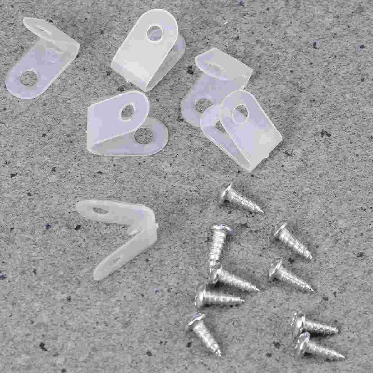 

100 Pcs Wire Clips Arrangement of Cable Clamp R-type Holder Electric Shape Line