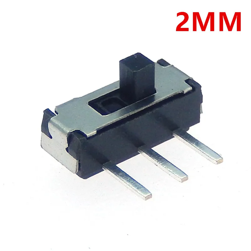 

10 шт./лот тумблер MSK-12D19 G2 SPDT 1P2T SMD 3-контактный панель печатной платы горизонтальный ползунковый переключатель