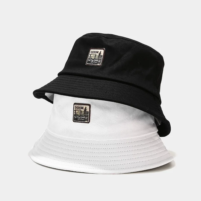 

Рыбацкая шляпа, новинка весны/лета 2023, винтажная этикетка, Корейская версия, универсальная шляпа от солнца, модная шляпа унисекс для раковины