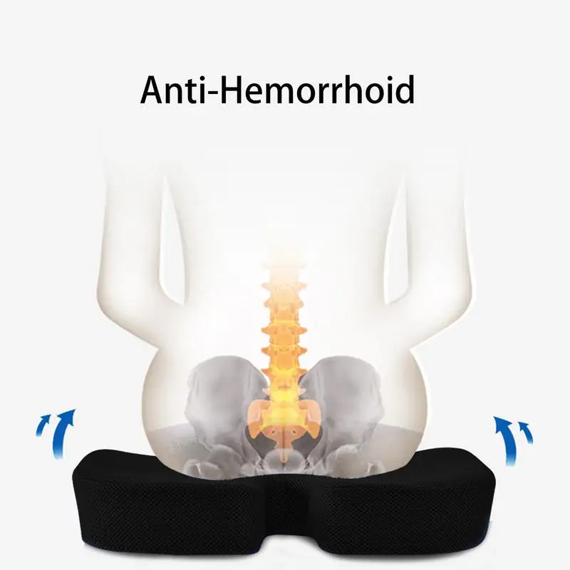 Красота Подушка для ягодиц Эргономичная подушка Гелевая нескользящая сиденья