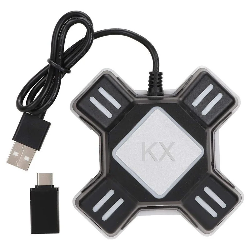 Адаптер KX для клавиатуры и планшетов управления для переключателей/PS4/XBOX / PS3/XSX, адаптер для клавиатуры с USB-кабелем