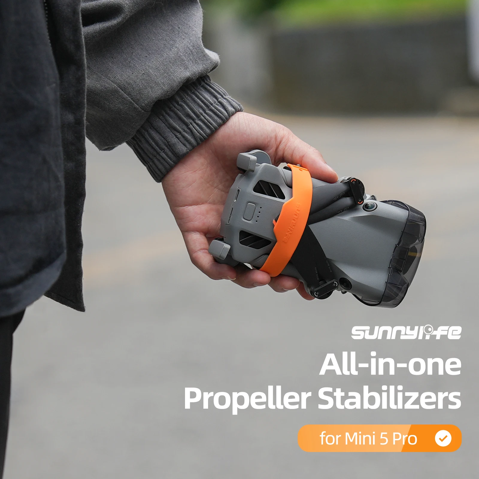 Фото Фиксаторы пропеллеров Подходит для DJI MINI 5 PRO, крепежный кронштейн пропеллера с лопастной балкой для предотвращения качающихся аксессуаров №1