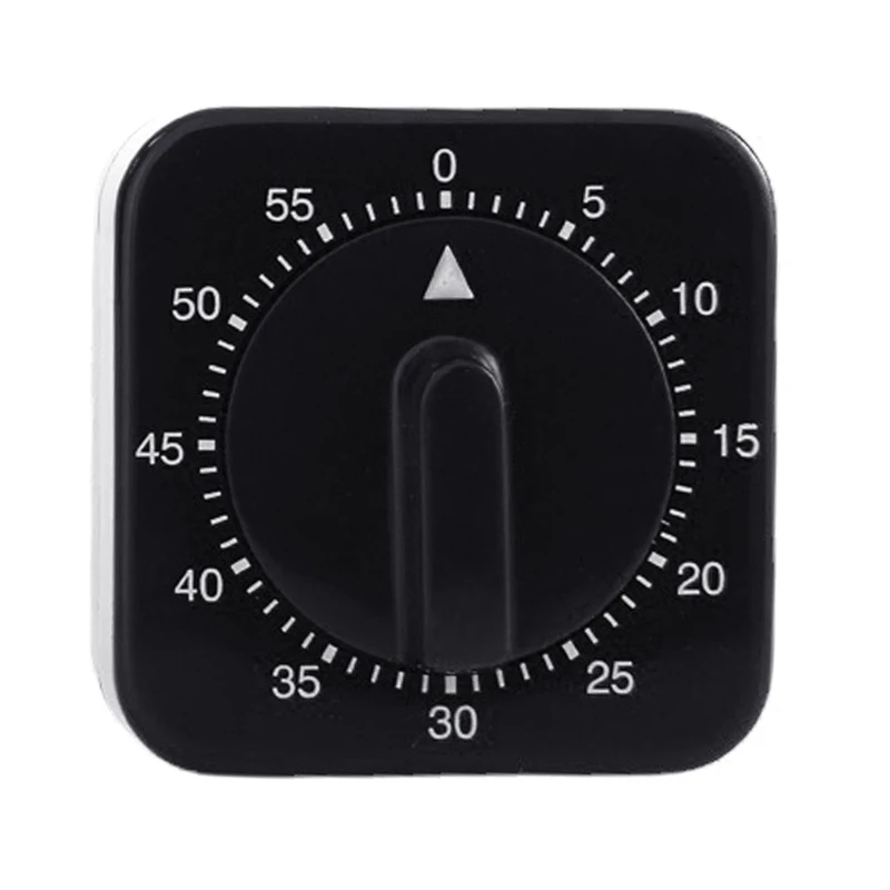 

37MD Mechanical Timer 60-Minute Stopwatch for Cooking Baking Gym Workout Studying Visual Countdown Clock Time Management Tool