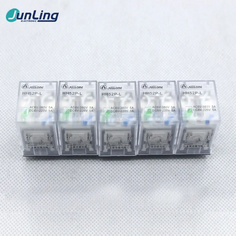 HH52P-L Промежуточное реле 24 В 110 220 Реле 8 футов 11 14 5A 10A MY2NJ MY4NJ Прямые продажи с