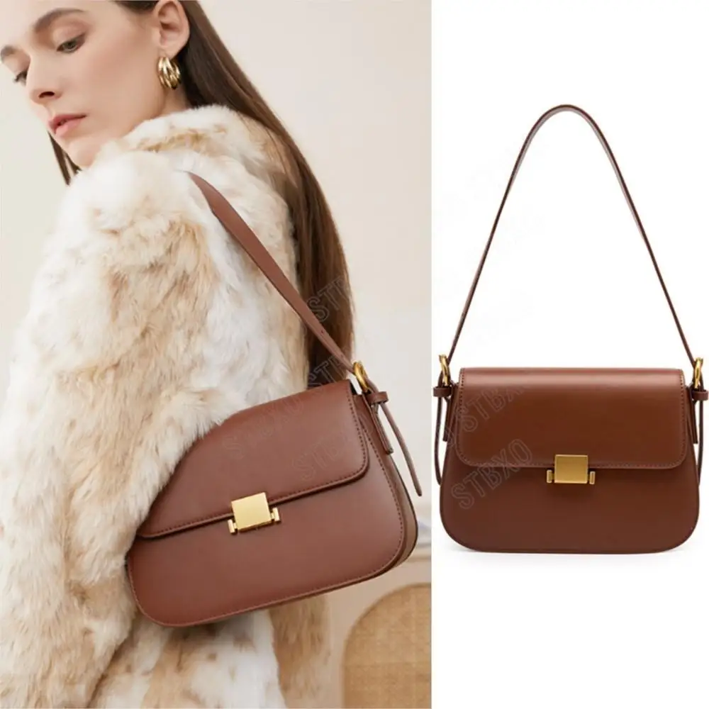 

Новинка 2023, весенние сумки через плечо из натуральной кожи, женские маленькие сумки-тоуты из мягкой кожи, женская сумка через плечо, Высокок...