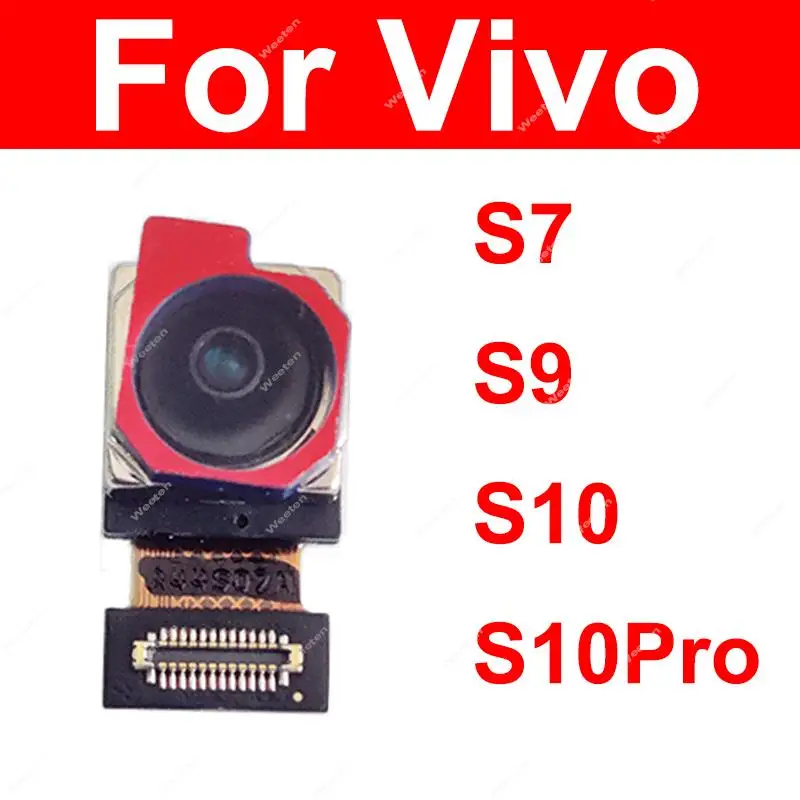 Фото Передняя камера для селфи для Vivo S7 S9 S10 S10 Pro V2020A V2072A V2121A, маленькая фронтальная камера, гибкий кабель, детали №1