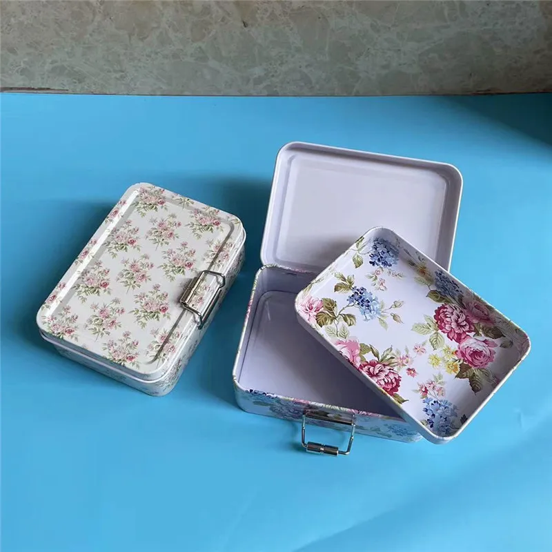 Винтажная модель с крышкой-прочная коробка для печенья и конфет органайзер в