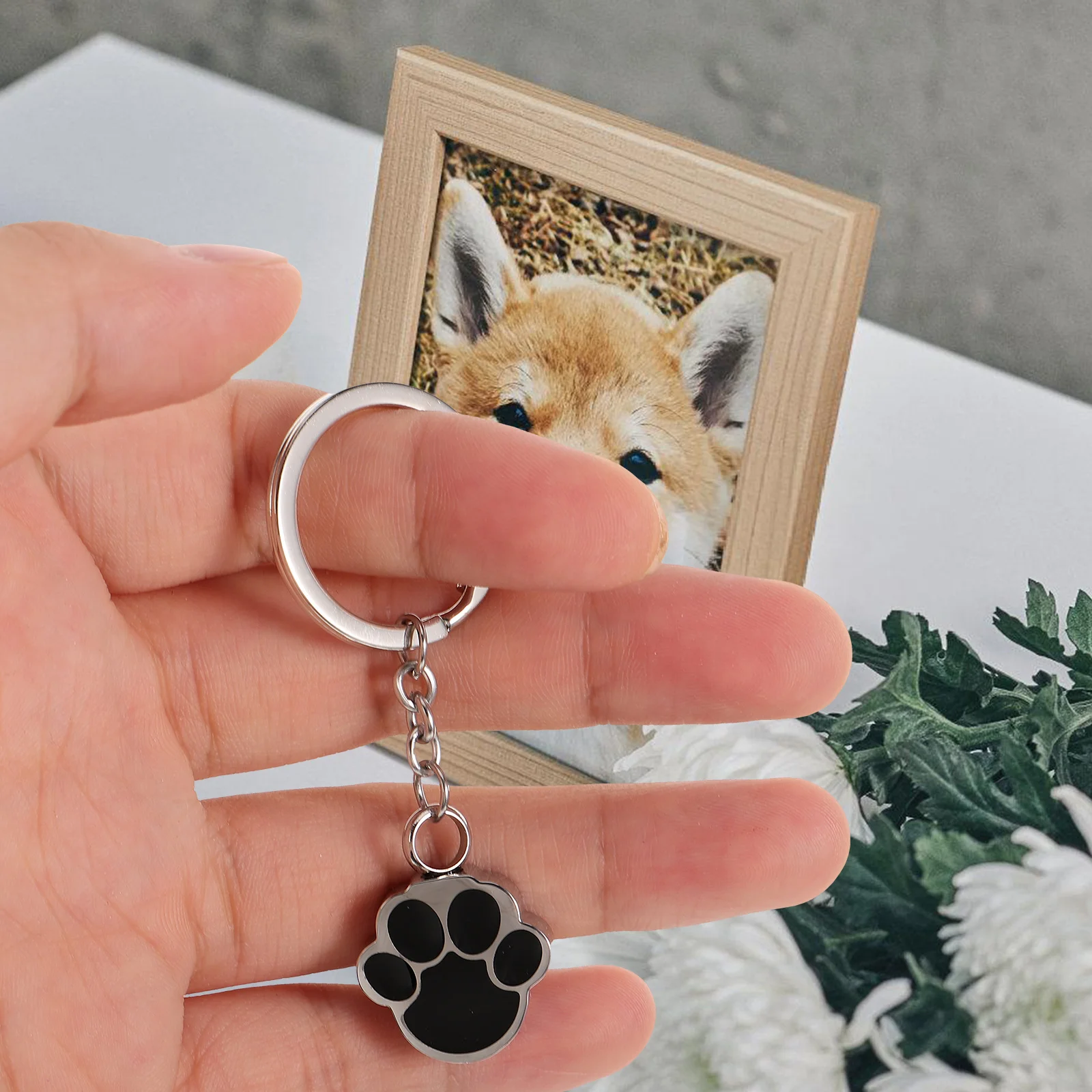 Pet Urn Urns Ash Keepsake for Dogs Ashes Pets Key Ring Chain Perfume Bottle Pendant