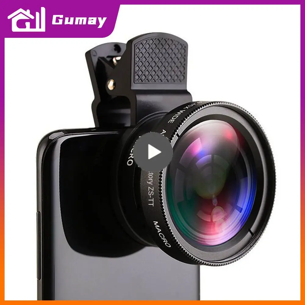 

Professional Wide Angle Lens Universal Micro Lens Hd Lens Clip Mobile Phone Lens Lens Super Wide-angle Macro Lens Kit 37mm