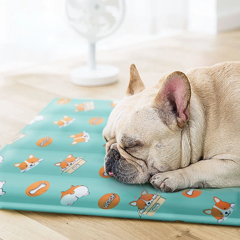 

Dog Bed Pad Summer Breathable Sofe Cool Mat Cat Pet Refreshing Carpet Wear Resistance Waterproof Mat for Small Medium Large Dogs